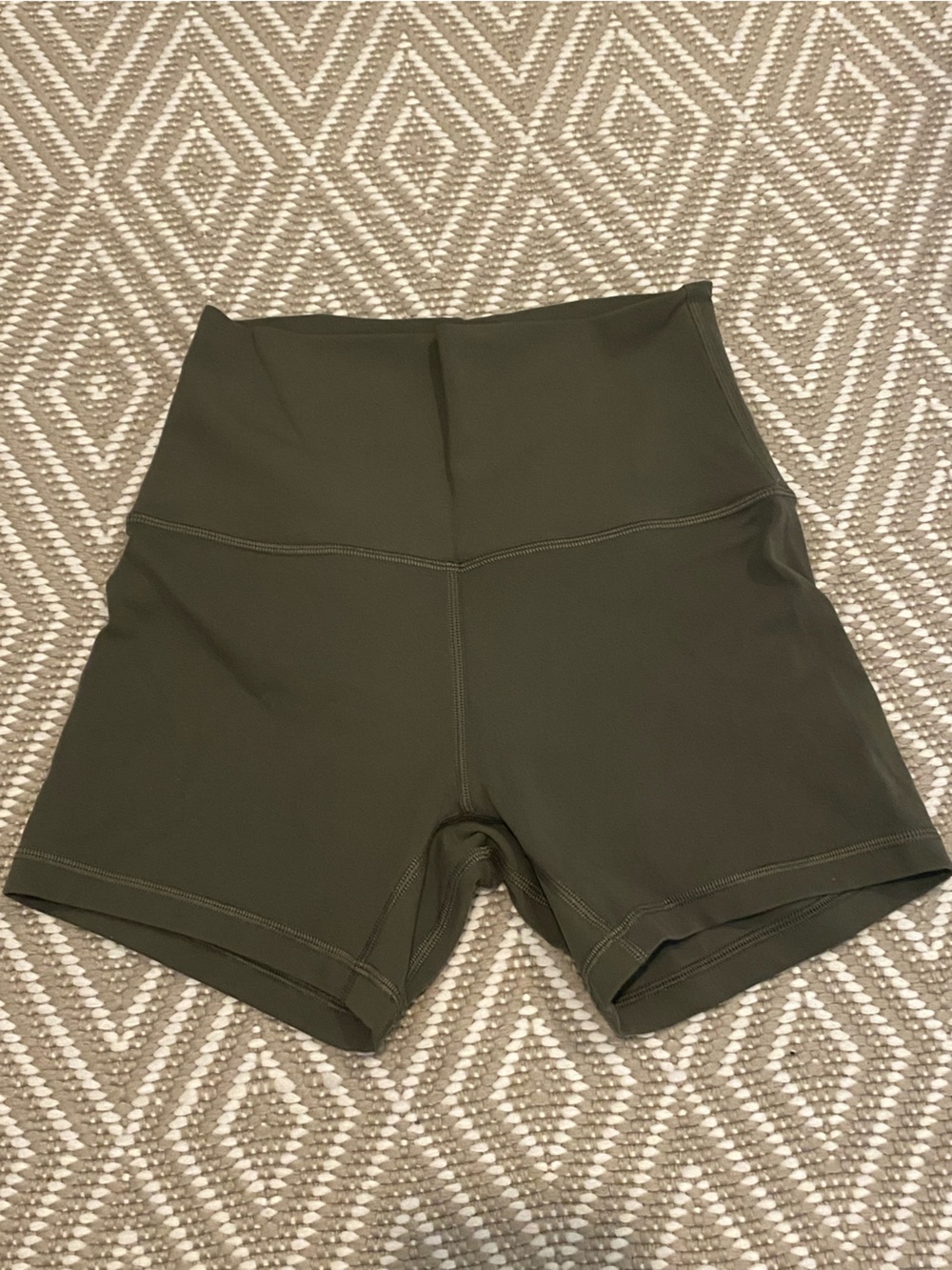 Olive Green Lululemon Shorts